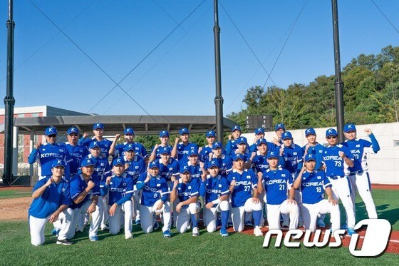 한국 야구 대표팀이 제29회 아시아야구선수권대회를 4위로 마감했다 .© 뉴스1