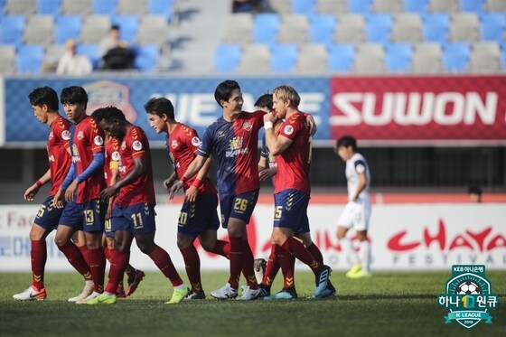 수원 FC. (한국프로축구연맹 제공) © 뉴스1