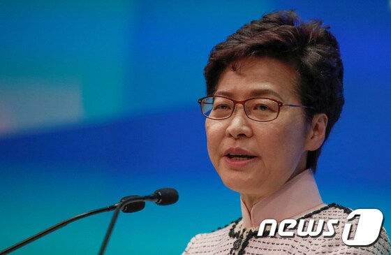 캐리 람 홍콩 행정장관. © 로이터=뉴스1