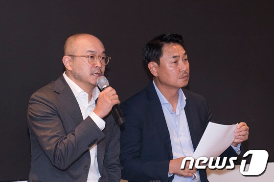 카카오 조수용(왼쪽)-여민수 공동대표. © 뉴스1 DB