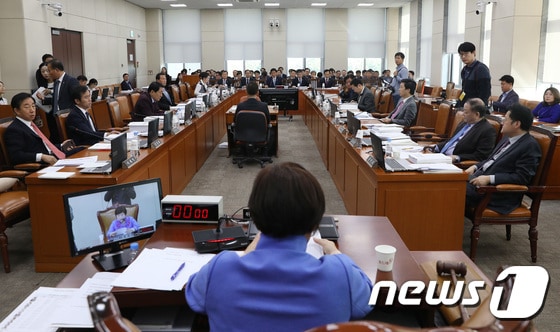 국회 행정안전위원회. © News1 임세영 기자