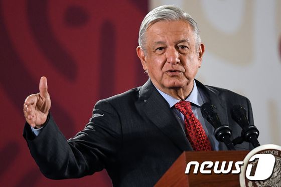 로페스 오브라도르 멕시코 대통령. © AFP=뉴스1  
