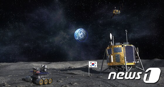 달 궤도선 사업 관련 이미지. (한국항공우주연구원 누리집) © 뉴스1