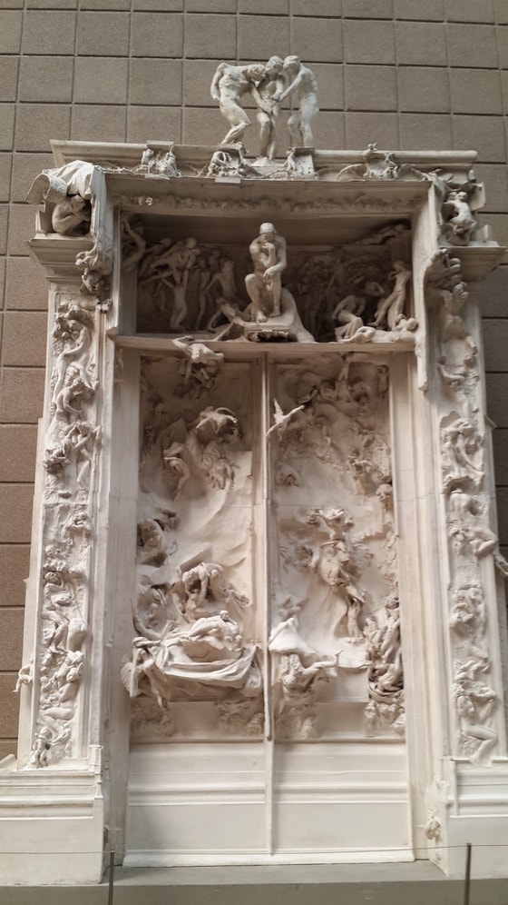 오르세 미술관에 전시된 '지옥의 문'. 조성관 작가 제공