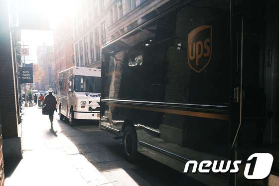UPS 트럭 <자료 사진> © AFP=뉴스1