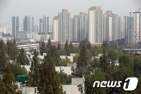 서울 서초구의 아파트 모습.(뉴스1 자료사진)© News1