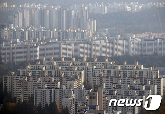 서울의 아파트 전경.(자료사진)© News1