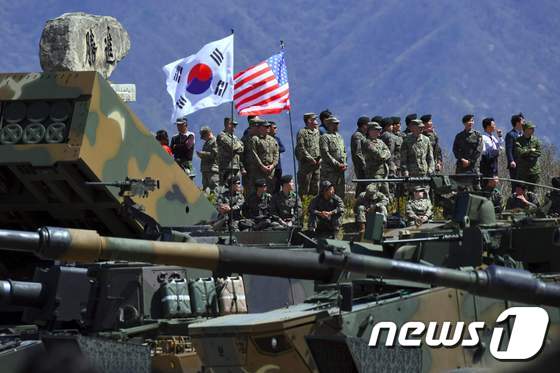 주한미군 © AFP=뉴스1