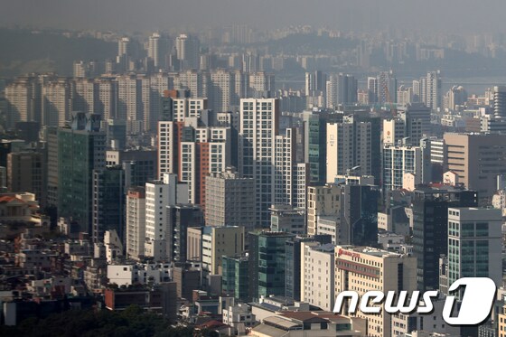 서울의 아파트 밀집지역 모습. (뉴스1 DB) /뉴스1