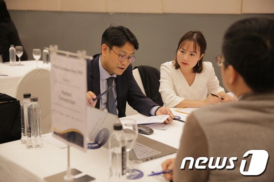 지난달 28일 베트남 하노이에서 진행된 '핀테크 글로벌 비즈니스 상담회' (KISA 제공) © 뉴스1