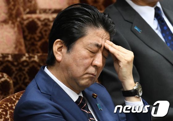 아베 신조(安倍 晋三) 일본 총리. © AFP=뉴스1