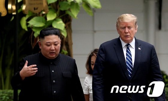 김정은 북한 국무위원장(왼쪽)과 도널드 트럼프 미국 대통령 <자료사진> © 로이터=뉴스1