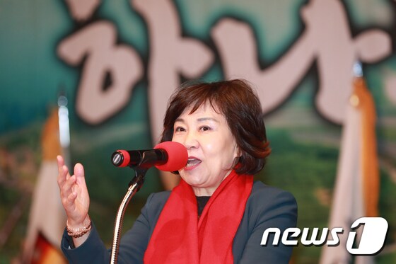 한국당 김순례 의원 "강원도민의 힘 보여주세요"