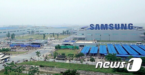 베트남 하노이 북부 박닌성에 위치한 삼성전자 스마트폰 생산 공장. (삼성전자 제공) 2019.2.18/뉴스1