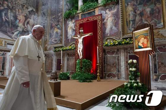프란치스코 교황© AFP=뉴스1