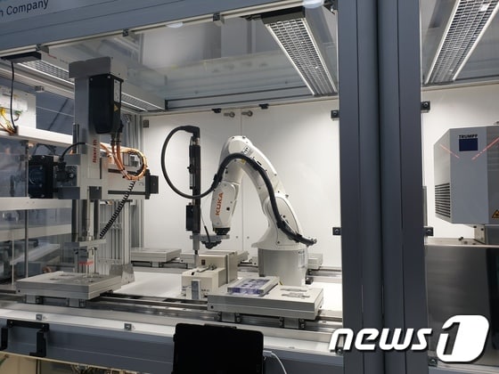 MWC2019 '노키아' 전시부스에 전시된 로봇 © News1 강은성 기자