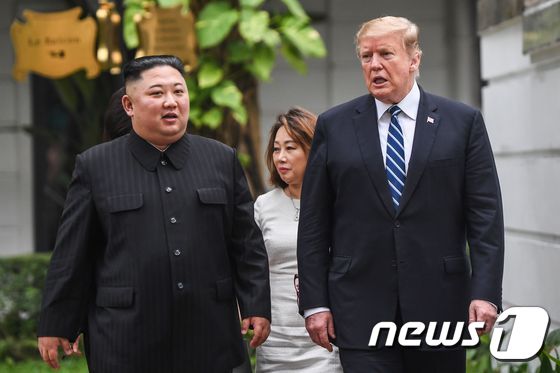 도널드 트럼프 미국 대통령과 김정은 북한 국무위원장. © AFP=뉴스1
