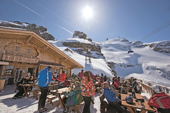 티틀리스 산 아래 자리한 산장식당인 스키휘테 슈탄트
