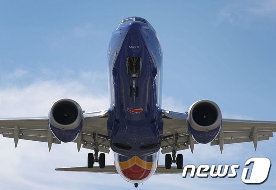 보잉의 '737 맥스 8 여객기. © AFP=뉴스1