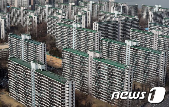 서울 송파구 잠실주공 5단지 모습. © News1 구윤성 기자