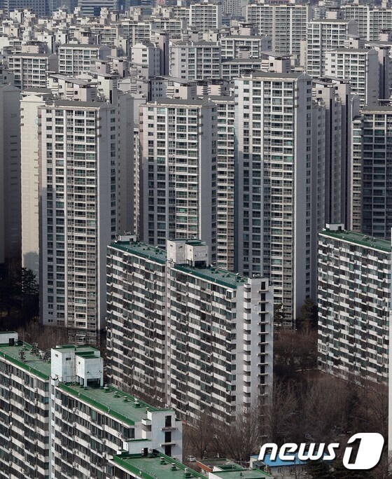 서울의 아파트 단지. © News1 구윤성 기자