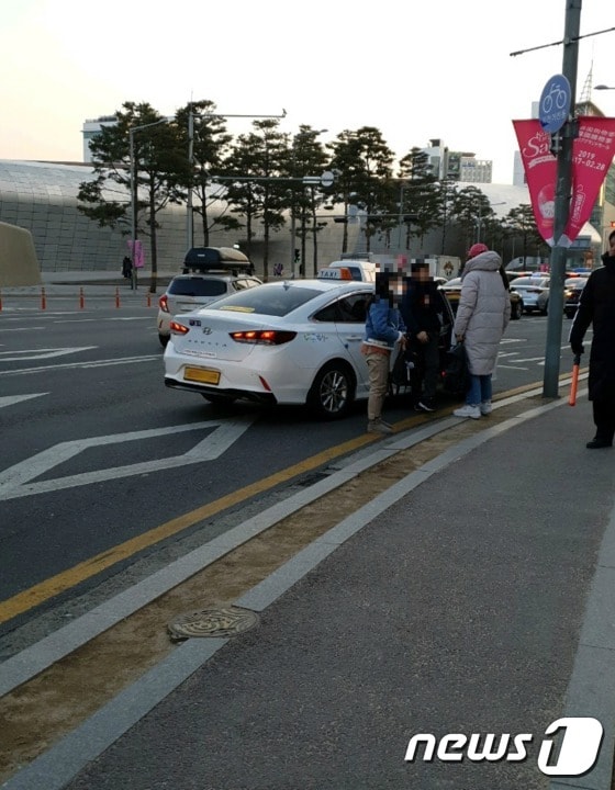 서울시 외국인 바가지요금 택시 단속 모습.(서울시 제공) © 뉴스1