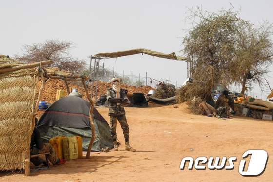 아프리카 말리 메나카 지역 안데람부카네의 말리군 주둔지 <자료사진> © AFP=뉴스1