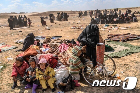 시리아 난민. © AFP=뉴스1
