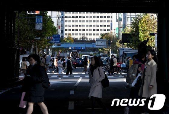 일본의 거리. © AFP=뉴스1