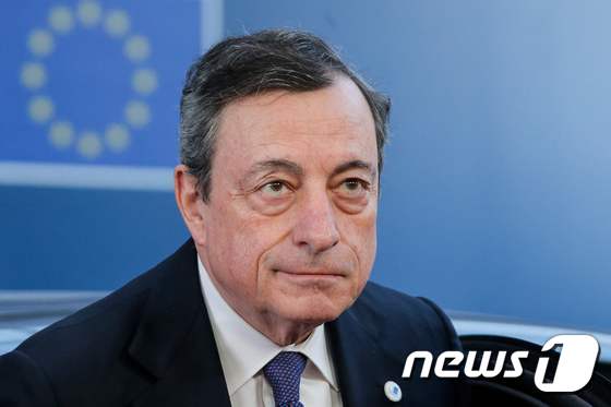 마리오 드라기 유럽중앙은행(ECB) 총재. © AFP=뉴스1
