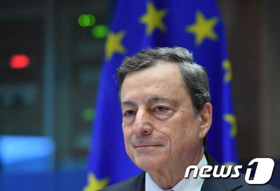 마리오 드라기 유럽중앙은행 총재 © AFP=뉴스1