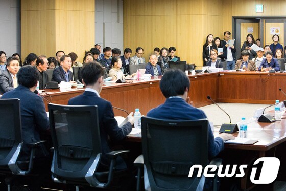 예술인 권리보장법 토론회 현장© 뉴스1