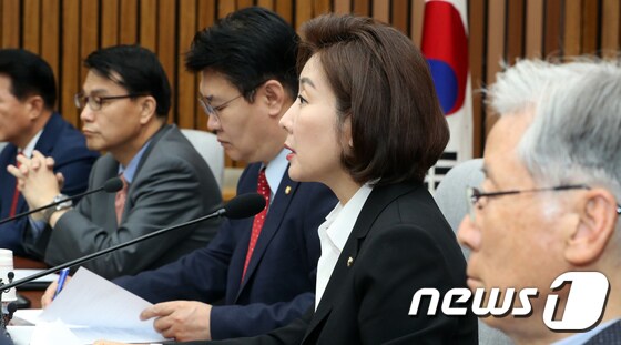나경원 '북한 하노이 협상 결렬 후 강경노선'