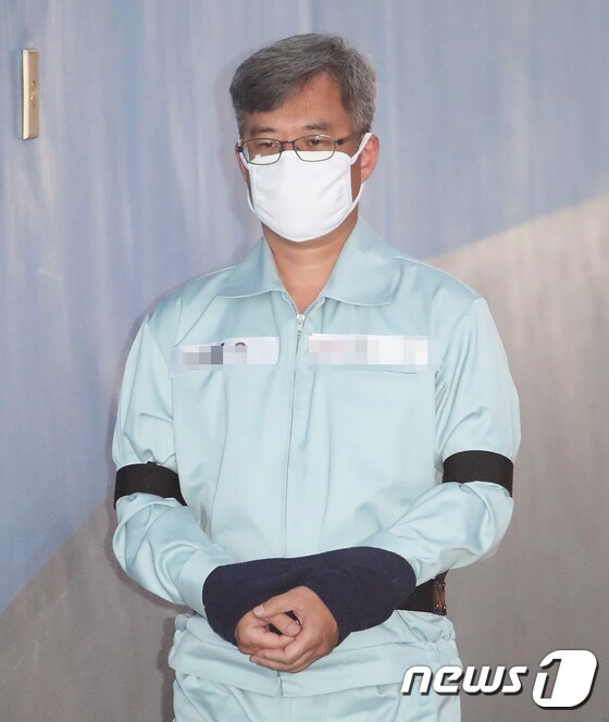 '포털 댓글 공작' 혐의를 받고 있는 드루킹 김동원 씨. 2019.4.19/뉴스1 © News1 오대일 기자