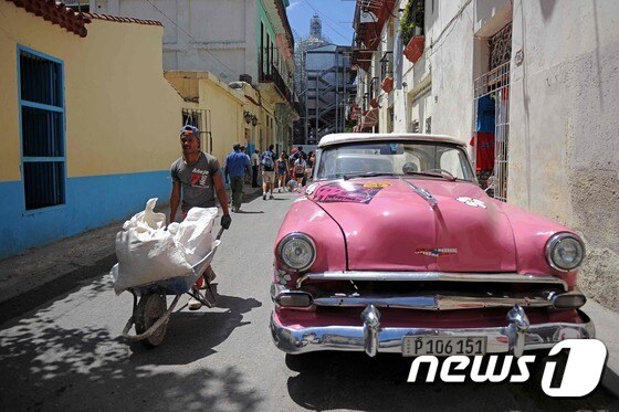쿠바 수도 아바나. © AFP=뉴스1