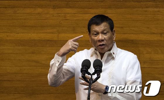 로드리고 두테르테 필리핀 대통령 © AFP=뉴스1