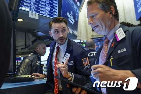 뉴욕증권거래소(NYSE).©AFP=뉴스1
