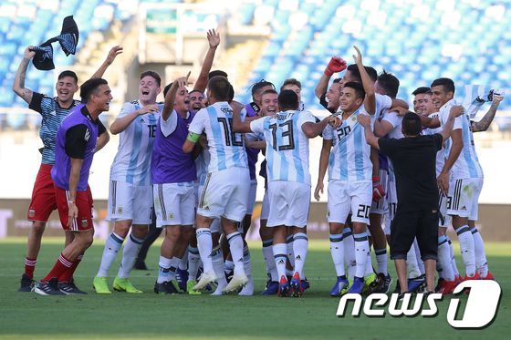 아르헨티나 U-20 대표팀. © AFP=뉴스1