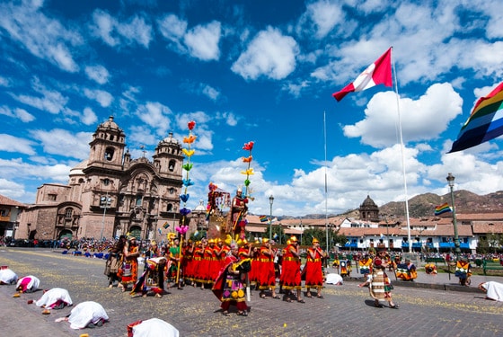 인티라미 축제 행렬. 이하 페루관광청 제공