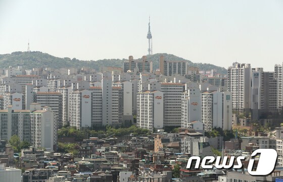 아파트 자료사진. © News1 이광호 기자