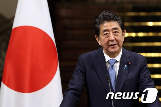 아베 신조 일본  총리. © AFP=뉴스1