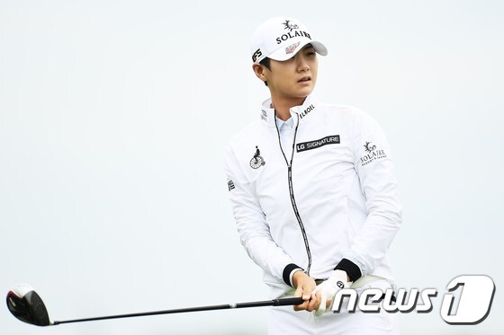 KPMG 위민스 PGA 챔피언십 2라운드에 나선 박성현. © AFP=뉴스1