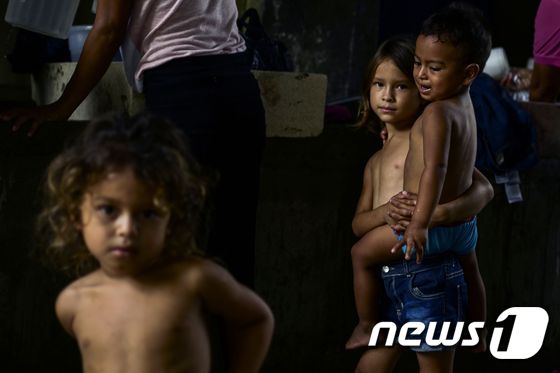 중미에서 넘어온 이민 아동 © AFP=뉴스1