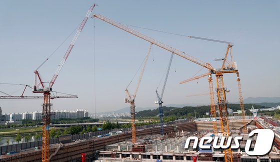자료사진. 국내 한 건설현장의 모습.© News1 주기철 기자