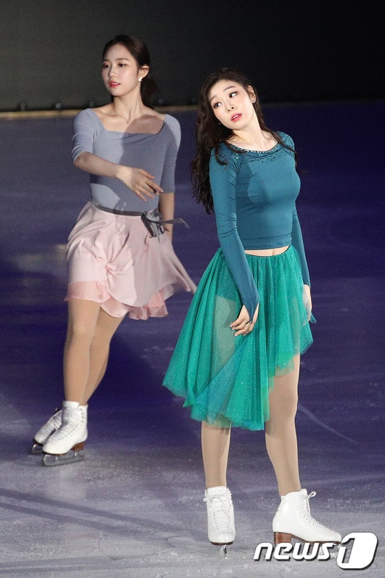 피겨여왕 김연아와 최다빈. /뉴스1 © News1 신웅수 기자