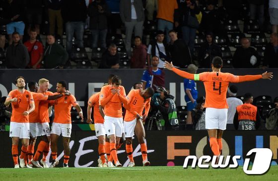 네덜란드가 UEFA 네이션스리그 결승에 올랐다. © AFP=뉴스1