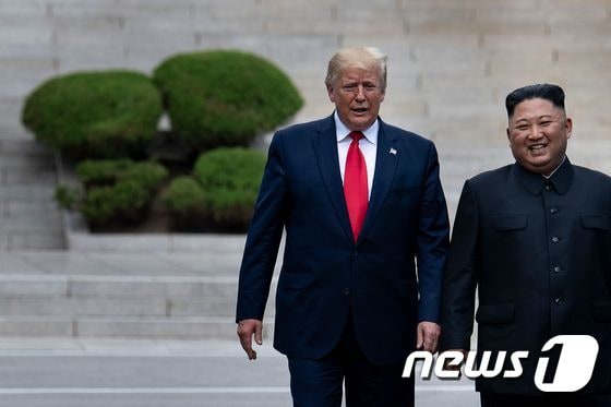 도널드 트럼프 미국 대통령과 김정은 북한 국무위원장.  © AFP=뉴스1