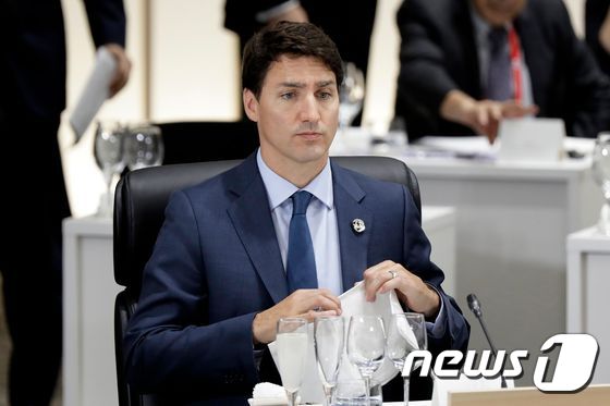 저스틴 트뤼도 캐나다 총리. © AFP=뉴스1