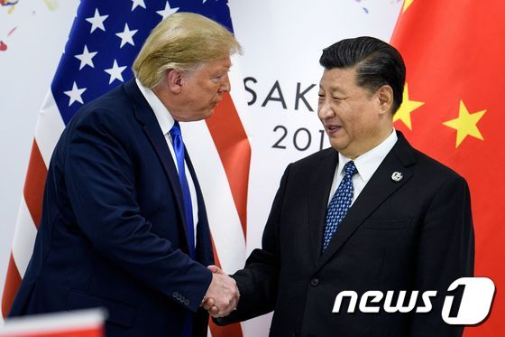 도널드 트럼프 미국 대통령과 시진핑 중국 국가주석. © AFP=뉴스1