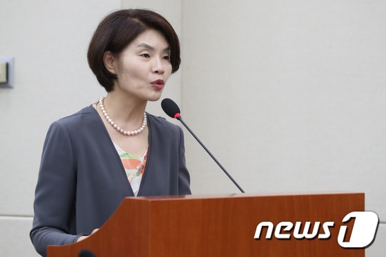 한정애 더불어민주당 의원 2019.7.18/뉴스1 © News1 임세영 기자